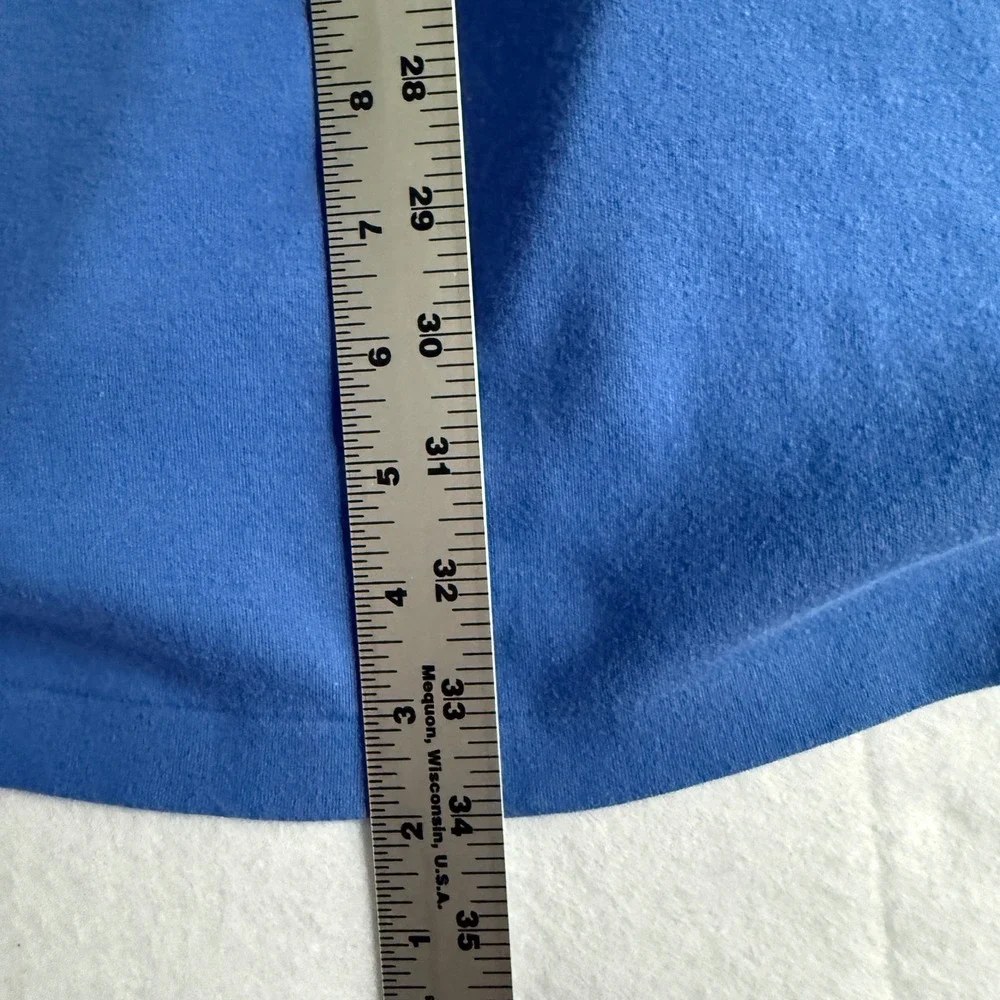 Polo Ralph Lauren Vintage Golf Crest Polo Shirt Blue Large Fit XL Plaid Placket